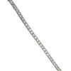 Platinum Art Deco Diamond Line Bracelet Signed "Barthman" lying flat