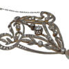 Edwardian Platinum Topped Gold Diamond and Pearl Pendant