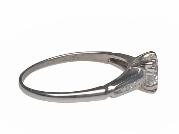 Platinum 1940's Diamond Engagement Ring