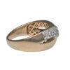 14 Karat Yellow Gold and Diamond Ring