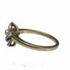 14 Karat Yellow Gold Pansy Ring