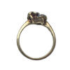14 Karat Yellow Gold Pansy Ring
