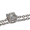 Old Mine Cut Diamond Bracelet in 14 Karat White Gold