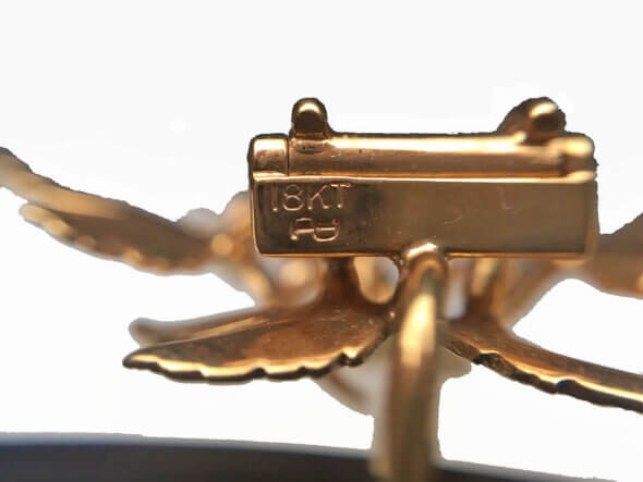 18 Karat Yellow Gold Maple Leaf Brooch