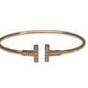 Tiffany & Co. 18 Karat Rose Gold T Bracelet