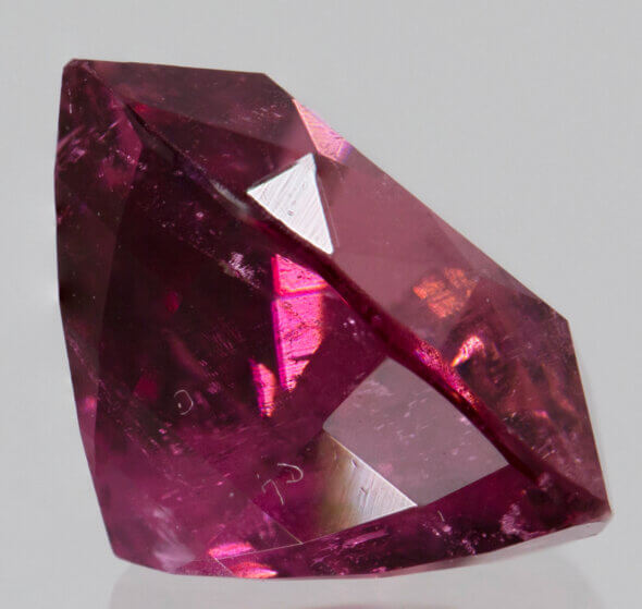 loose 3.58 Carat Rubellite 10x10 MM