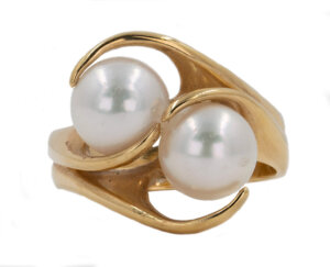 pearl twin ring