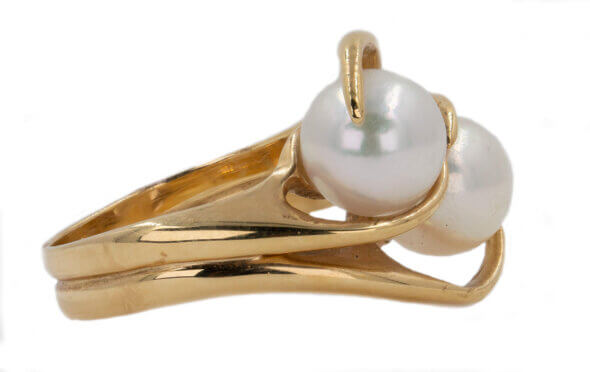 pearl twin ring