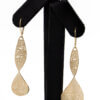 14 Karat Yellow Gold Propeller Dangle Earrings