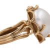 18MM Mabe Pearl Ring in 14 Karat Yellow Gold