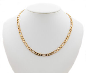 14 Karat Yellow Gold 20" Figaro Chain