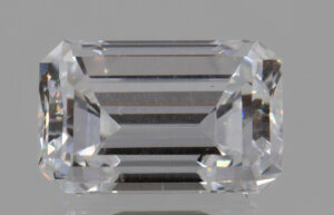 Loose Emerald cut diamond