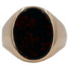 Yellow Gold Bloodstone Ring