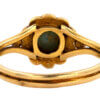 Turquoise with 10 Surrounding Seed Pearls Ring