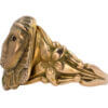 14 Karat Yellow Gold Art Nouveau Egyptian Face Ring