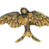 18 Karat Yellow Gold Enamel Swallow Brooch/Pendant