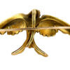 18 Karat Yellow Gold Enamel Swallow Brooch/Pendant