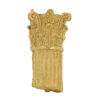 18 Karat Yellow Gold Ancient Column Brooch