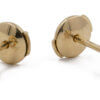Yellow gold diamond stud earrings
