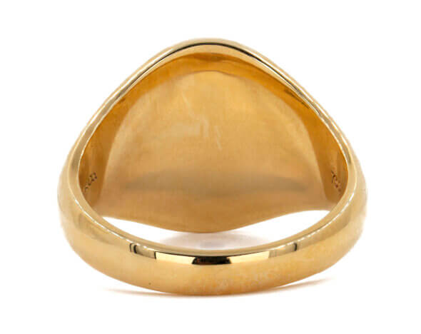 Tiffany & Co 18 Karat Yellow Gold Large Signet Ring