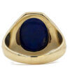 14 Karat Yellow Gold Lapis Ring