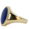 14 Karat Yellow Gold Lapis Ring