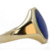 14 Karat Yellow Gold Lapis Ring