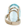 22 Carat Oval Aquamarine Ring
