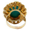 Retro Turquoise Ring in Yellow Gold