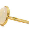 3.60 Carat Opal Ring in 18 Karat Yellow Gold