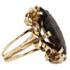Marquise Cut Citrine Ring in 14 Karat Yellow Gold