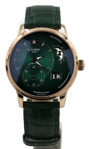 18 Karat Rose Gold Glasshütte PanoMaticLunar Wrist Watch