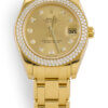 18 karat yellow gold Rolex Pearlmaster