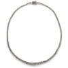 Platinum Diamond Graduated "Tennis" Necklace, 15 carat total weight