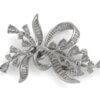 Platinum Diamond Spray Brooch, circa 1950's