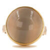 Cats Eye Moonstone Ring in 14 Karat Yellow Gold