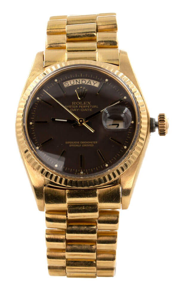 Rolex 18 karat yellow gold date date