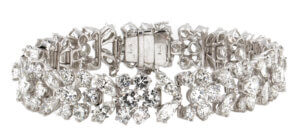 Platinum 26 Carat Diamond Bracelet