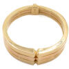 18 karat rose and yellow gold Cartier cuff bracelet