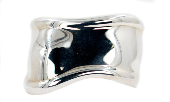 Tiffany & Co. Elsa Peretti Silver Bone Cuff- small