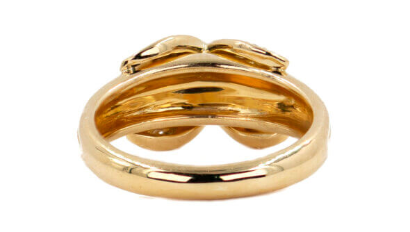 18 Karat Tiffay 'X' Diamond Ring