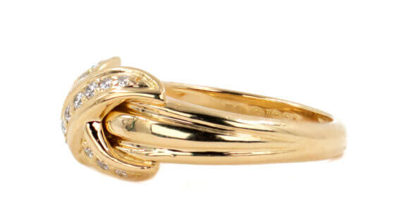 18 Karat Tiffay 'X' Diamond Ring