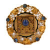 Sapphire and Diamond Gold Brooch
