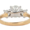 Diamond Ring set in Platinum with an 18K Yellow Gold Band