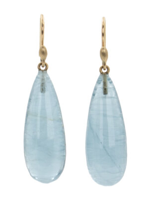 40 Carat Aquamarine Drop Earrings