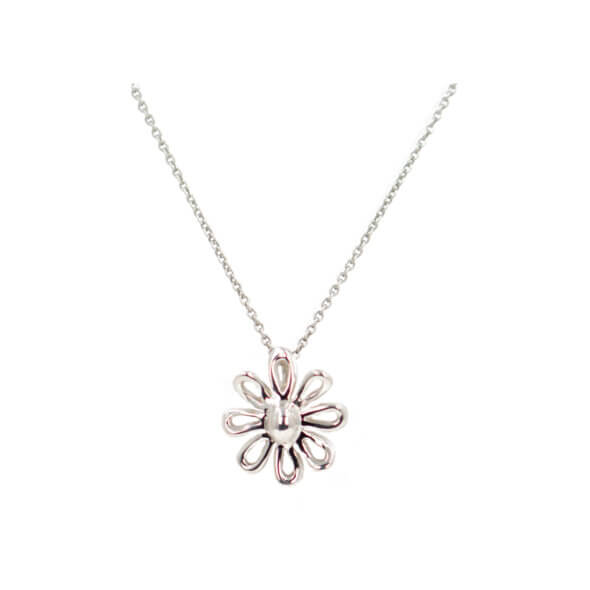 Tiffany & Co. Silver Flower Pendant