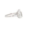 770-21276-Right 3.06 Carat Pear Shape Diamond Engagement Ring Mounted in Platinum with GIA Report