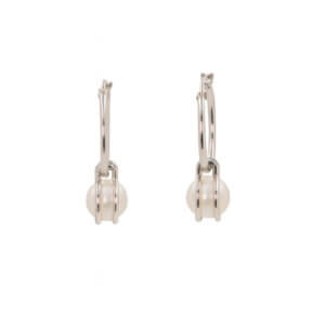 Tiffany & Co. Pearl Hoop Earrings