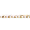992-10462-Full 18 Karat Yellow Gold Diamond Line Bracelet