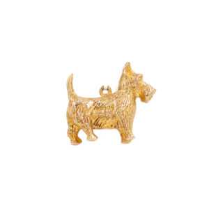 9 Karat Yellow Gold Westie Dog Pendant / Charm